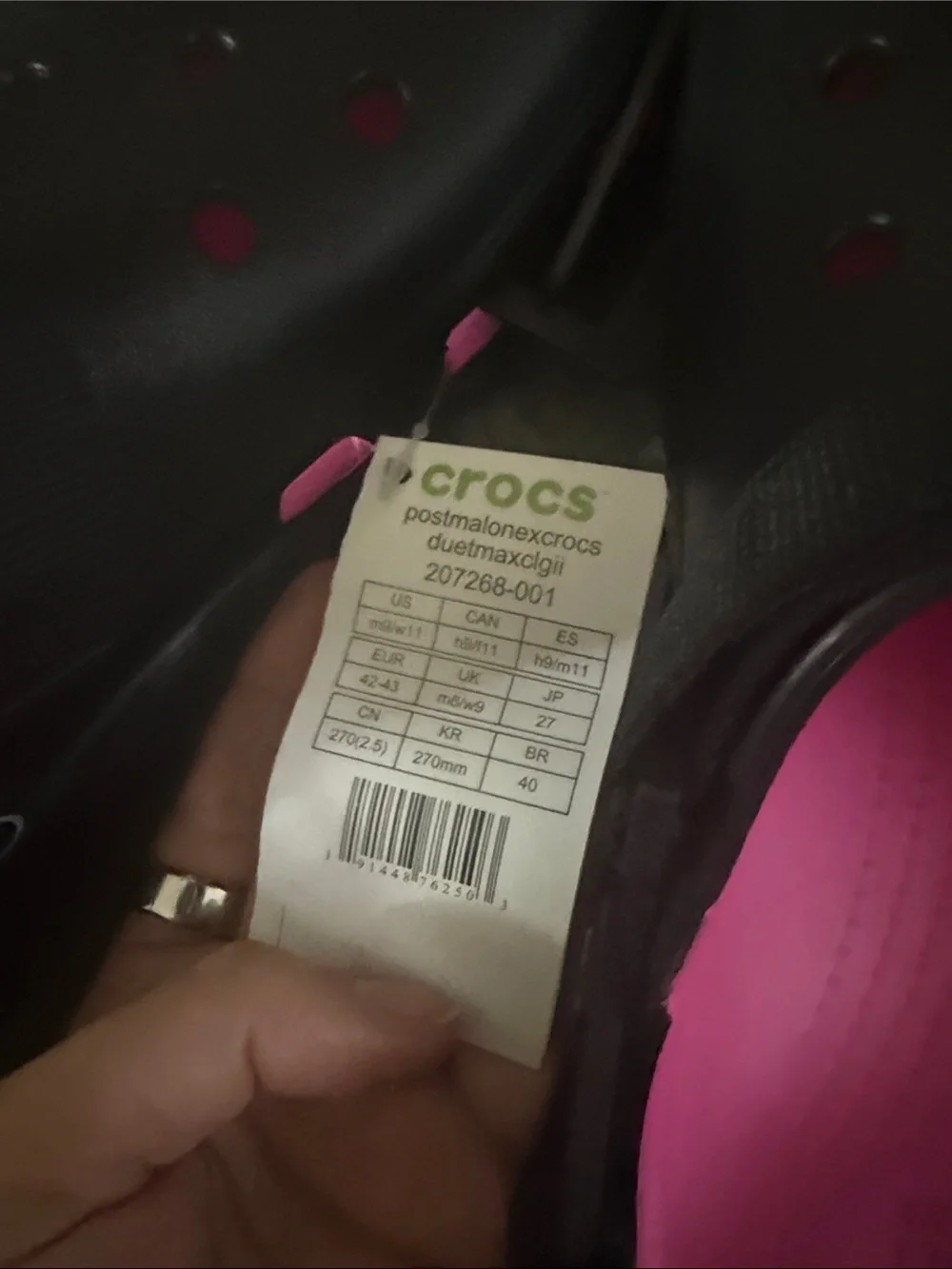 NWT POST MALONE CROCS AND JIBBITZ